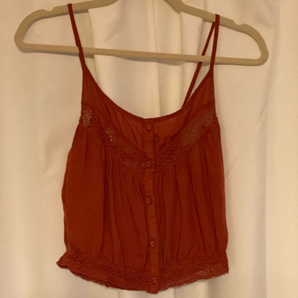 Lace inset tank